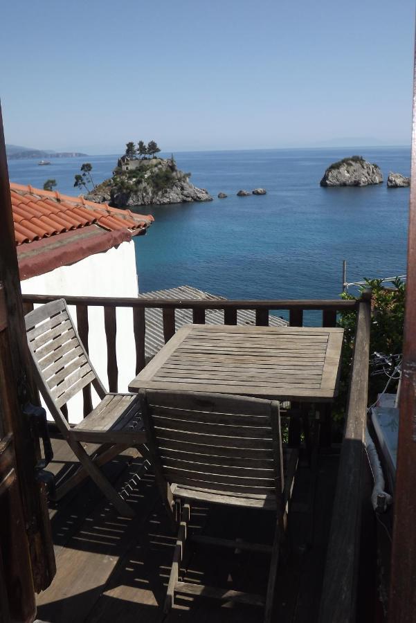 Apartamento Blaue Welle Haus Parga Exterior foto